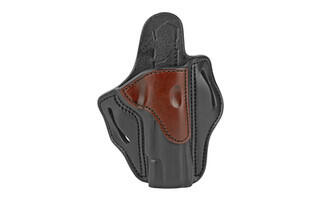 1791 Gunleather BH1 RH Belt Holster in Brown/Black Fits 1911 4" and 5"